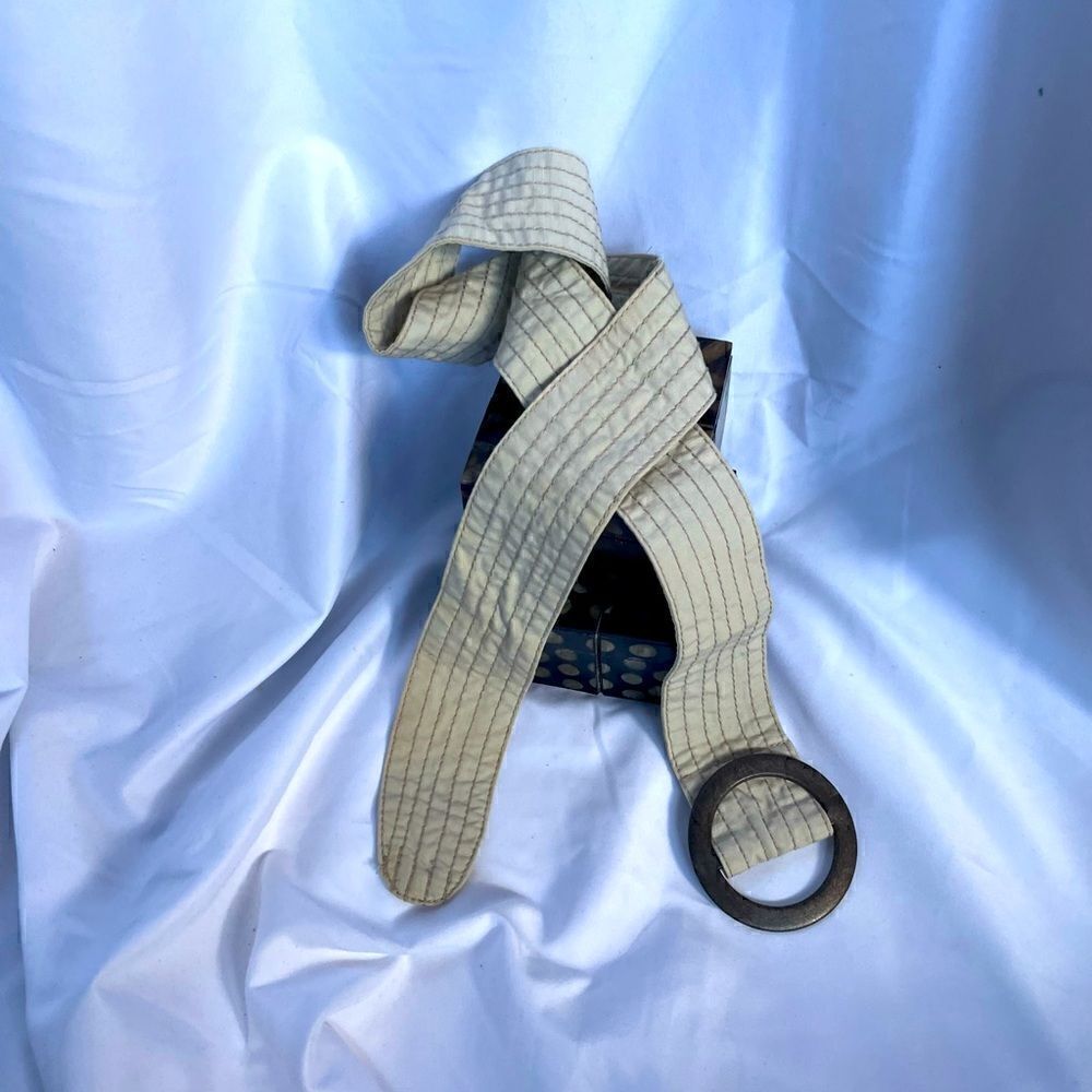 🔥❤️🔥 40” Beige Adjustable Belt Round Buckle EPC Build A Bundle!